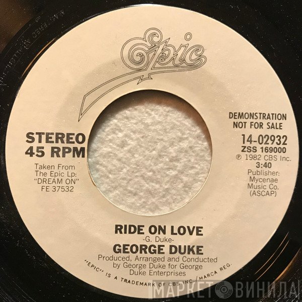 George Duke  - Ride On Love