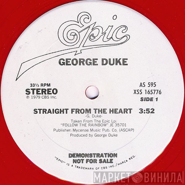 George Duke - Straight From The Heart / Pluck