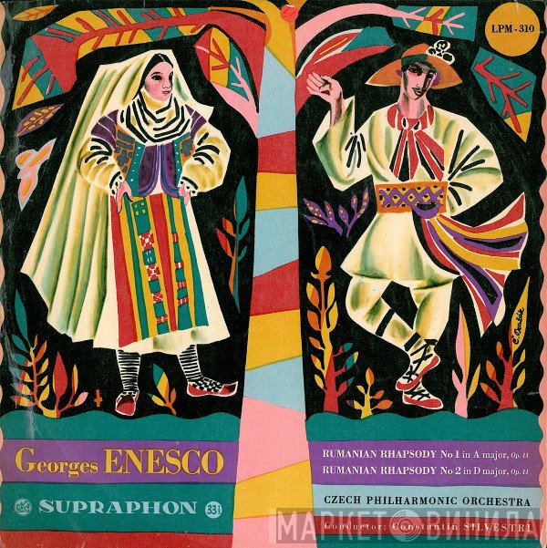 George Enescu - The Czech Philharmonic Orchestra Conductor Constantin Silvestri  - Rumanian Rhapsody No 1 In A Major, Op. 11 / Rumanian Rhapsody No 2 In D Major, Op. 11