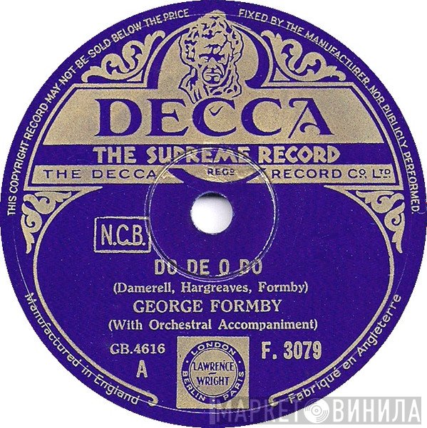 George Formby - Do De O Do / Chinese Blues