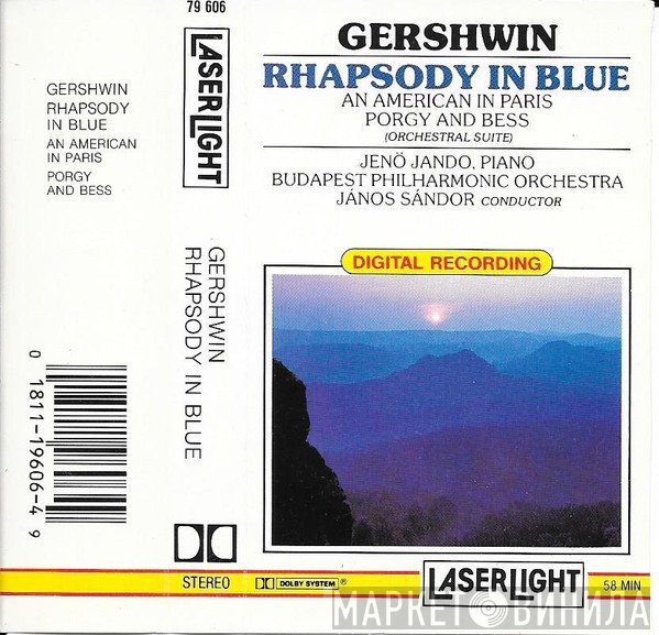 George Gershwin / The Budapest Philharmonic Orchestra / Budapest Strings / Jenö Jandó / Janos Sandor  - Rhapsody In Blue