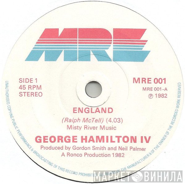 George Hamilton IV - England