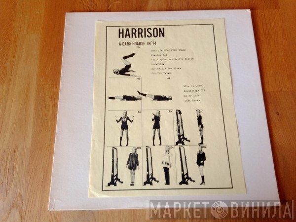 George Harrison  - A Dark Hoarse In '74