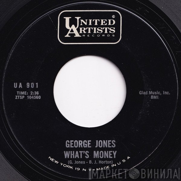 George Jones  - What's Money / I Get Lonely In A Hurry