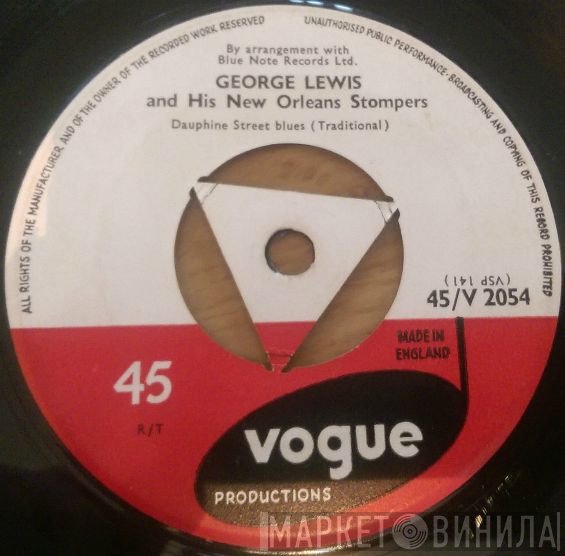 George Lewis And His New Orleans Stompers - Dauphine Street Blues / Fidgety Feet