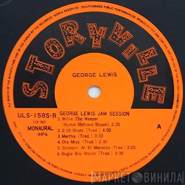 George Lewis   - George Lewis Jam Session