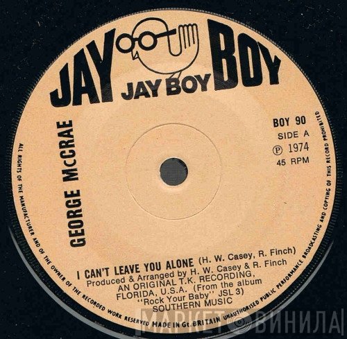 George McCrae - I Can't Leave You Alone