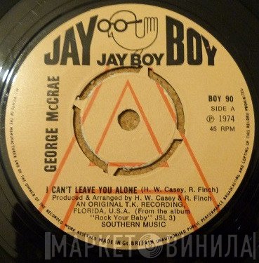 George McCrae - I Can't Leave You Alone