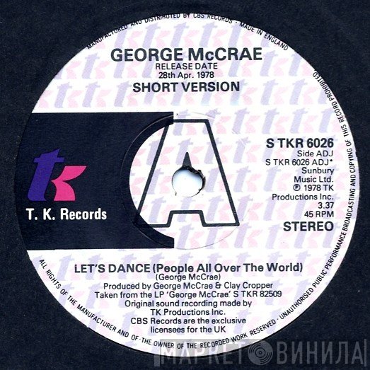 George McCrae - Let's Dance (People All Over The World)