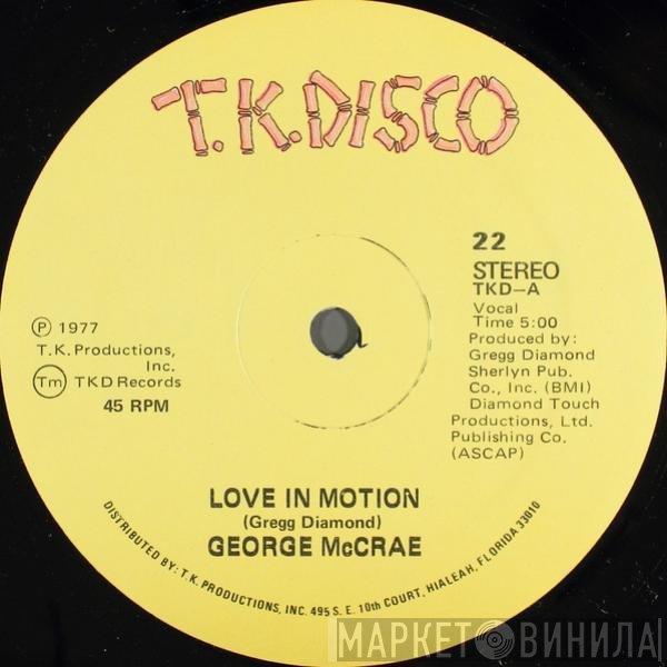 George McCrae  - Love In Motion