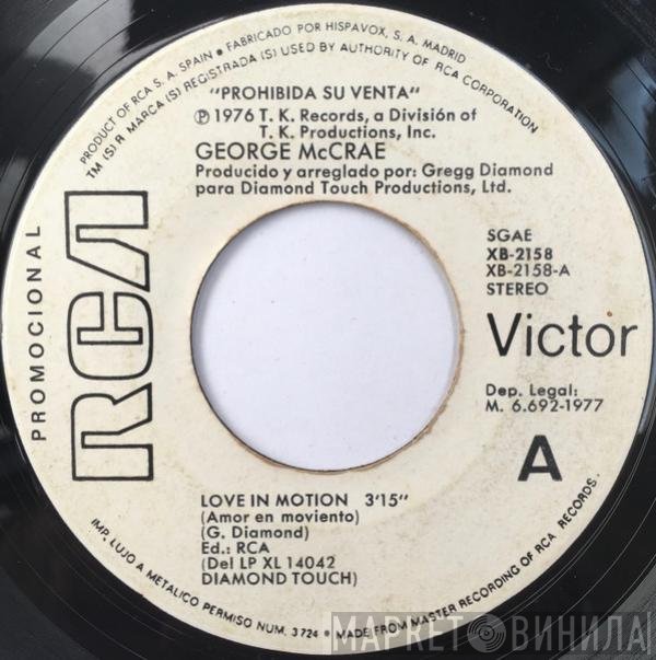 George McCrae  - Love In Motion
