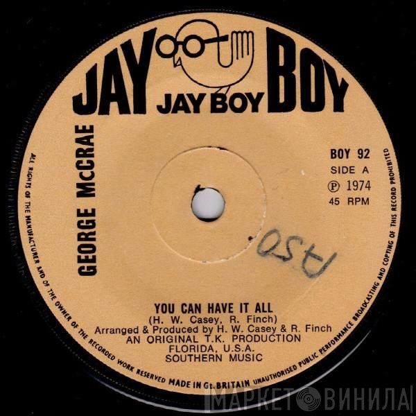 George McCrae - You Can Have It All