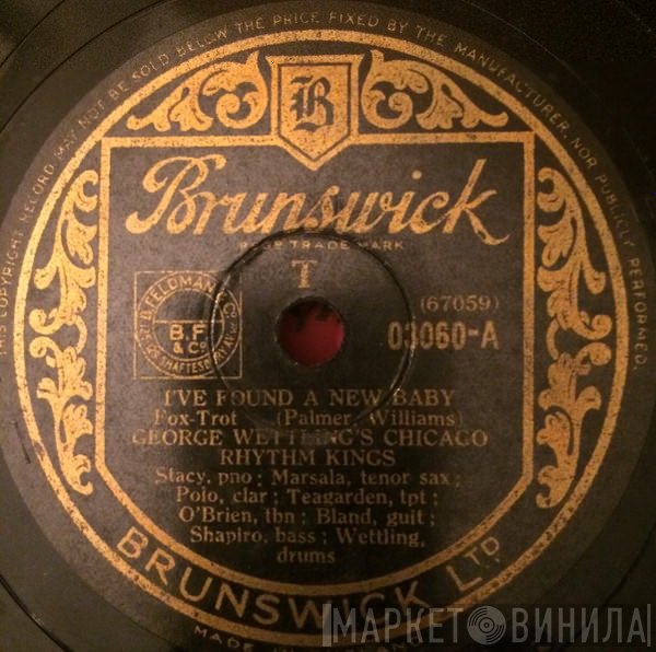 George Wettling's Chicago Rhythm Kings - I've Found A New Baby / The Darktown Strutters' Ball