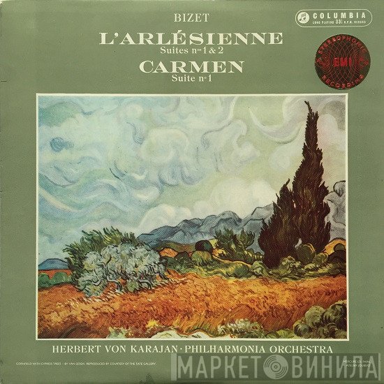 Georges Bizet, Herbert von Karajan, Philharmonia Orchestra  - L'Arlesienne Suite Nos. 1 & 2 / Carmen Suite No. 1
