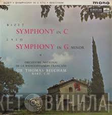 Georges Bizet, Sir Thomas Beecham, Édouard Lalo, Orchestre National De La R.T.F. - Symphony in C / Symphony In G Minor