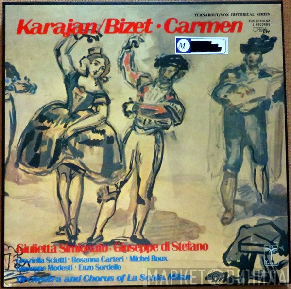 Georges Bizet - Herbert von Karajan, Giulietta Simionato, Giuseppe di Stefano, Orchestra Del Teatro Alla Scala And Coro Del Teatro Alla Scala  - Carmen