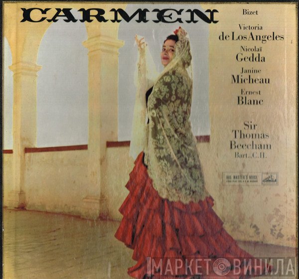 Georges Bizet, Victoria De Los Angeles, Nicolai Gedda, Janine Micheau, Ernest Blanc, Sir Thomas Beecham  - Carmen