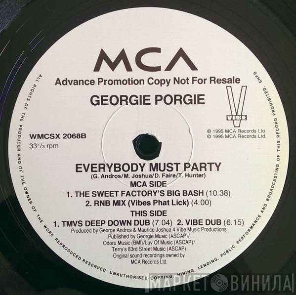 Georgie Porgie - Everybody Must Party (N° 2)