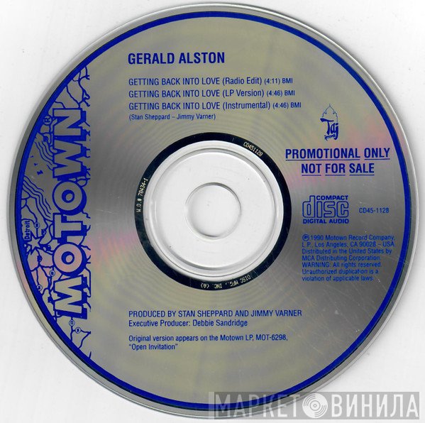 Gerald Alston  - Getting Back Into Love