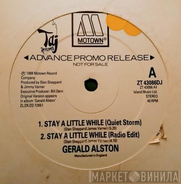 Gerald Alston - Stay A Little While