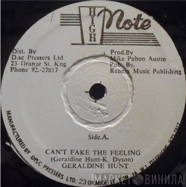 Geraldine Hunt - Can't Fake The Feeling