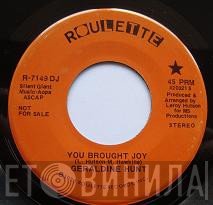 Geraldine Hunt - You Brought Joy