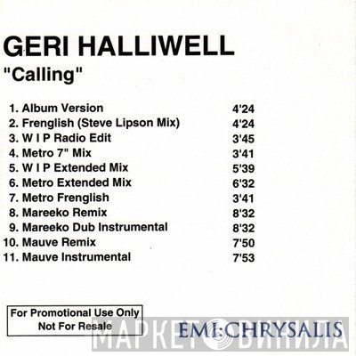 Geri Halliwell  - Calling