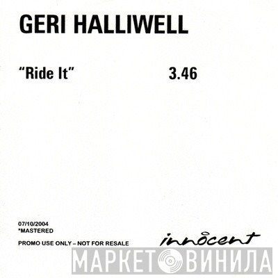 Geri Halliwell  - Ride It