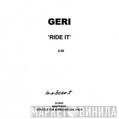Geri Halliwell  - Ride It