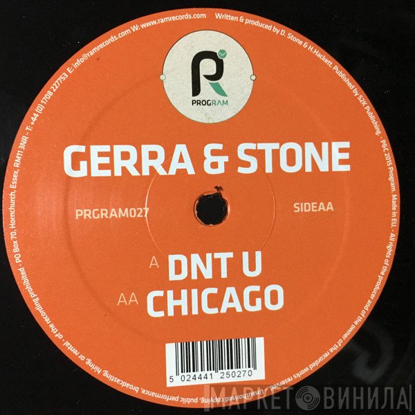 Gerra & Stone - Dnt U / Chicago