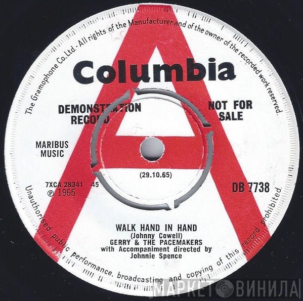 Gerry & The Pacemakers - Walk Hand In Hand