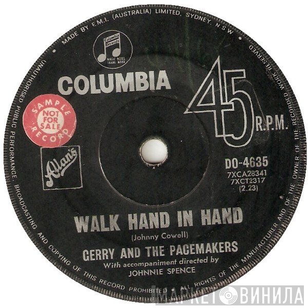 Gerry & The Pacemakers  - Walk Hand In Hand
