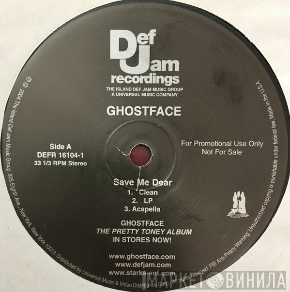 Ghostface Killah - Save Me Dear