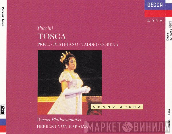 Giacomo Puccini, Leontyne Price, Giuseppe di Stefano, Giuseppe Taddei, Fernando Corena, Wiener Philharmoniker, Herbert von Karajan - Tosca