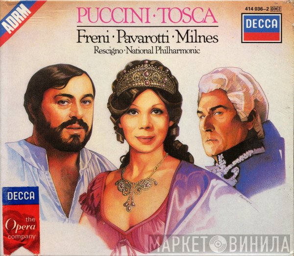 Giacomo Puccini, Mirella Freni, Luciano Pavarotti, Sherrill Milnes, Nicola Rescigno, National Philharmonic Orchestra - Tosca