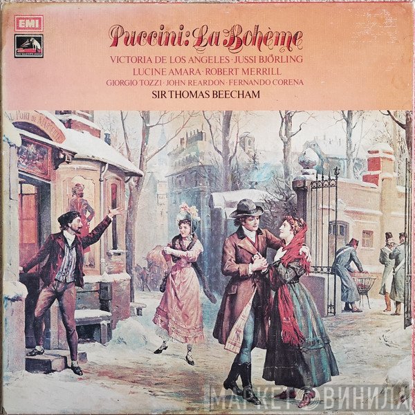 Giacomo Puccini, Victoria De Los Angeles, Jussi Björling, Lucine Amara, Robert Merrill, Giorgio Tozzi, John Riordan, Fernando Corena, Sir Thomas Beecham - La Bohème