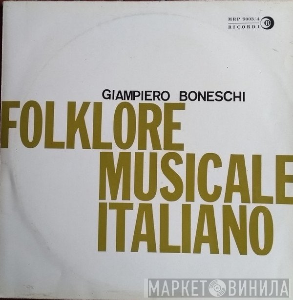 Giampiero Boneschi - Folklore Musicale Italiano