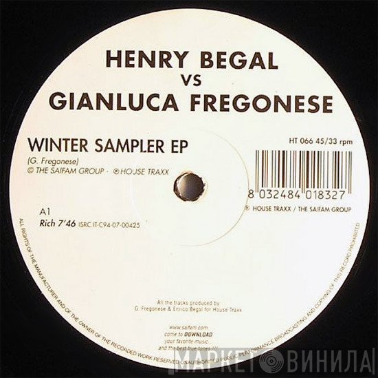 Gianluca Fregonese, Henry Begal - Winter Sampler EP