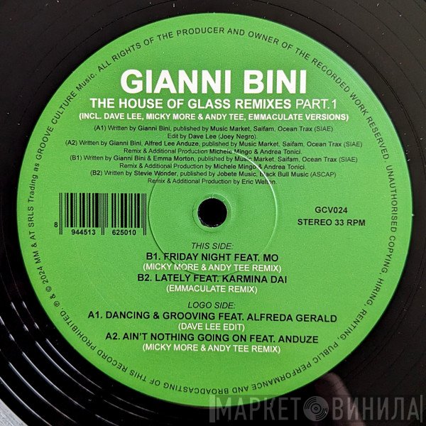 Gianni Bini - The House Of Glass Remixes Part.1