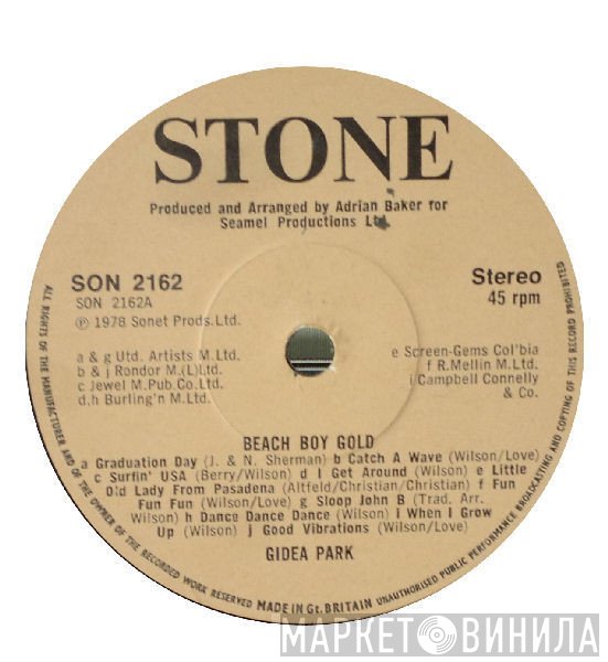 Gidea Park - Beach Boy Gold / Lady Be Good