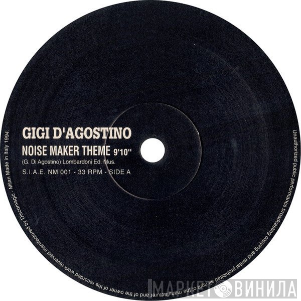 Gigi D'Agostino / Daniele Maffei  - Noise Maker Theme / Catodic Tube