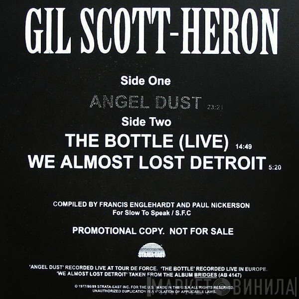 Gil Scott - Angel Dust