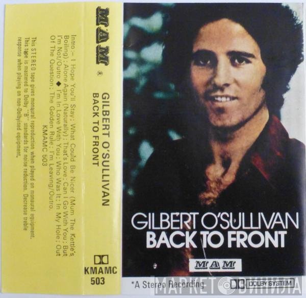 Gilbert O'Sullivan  - Back To Front