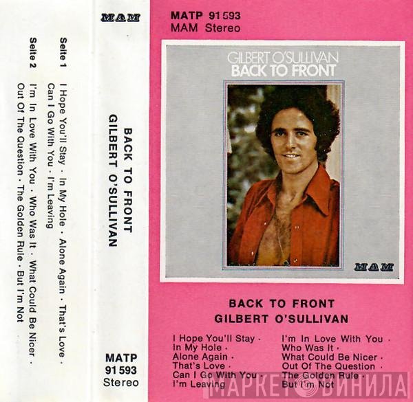 Gilbert O'Sullivan  - Back To Front