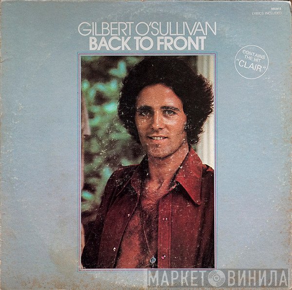 Gilbert O'Sullivan  - Back To Front
