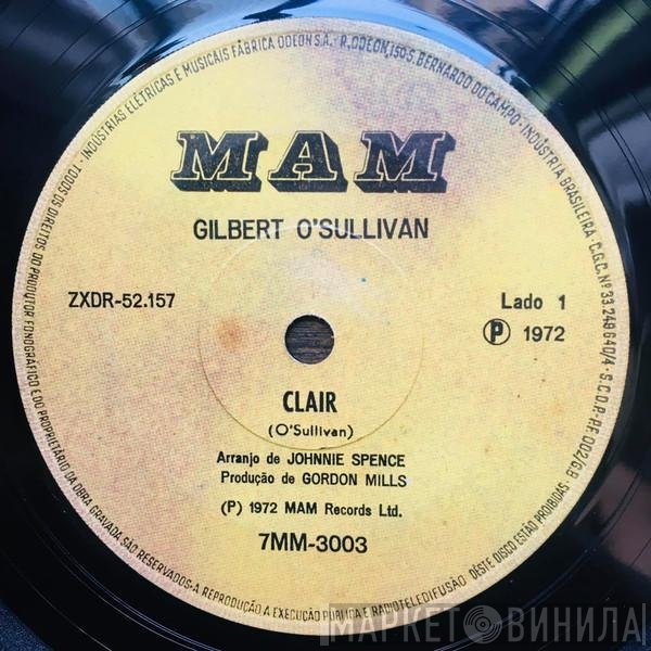 Gilbert O'Sullivan  - Clair