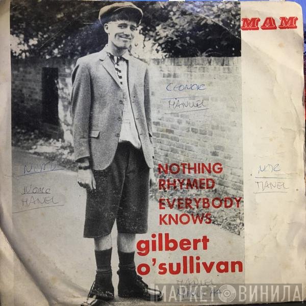 Gilbert O'Sullivan  - Nothing Rhymed