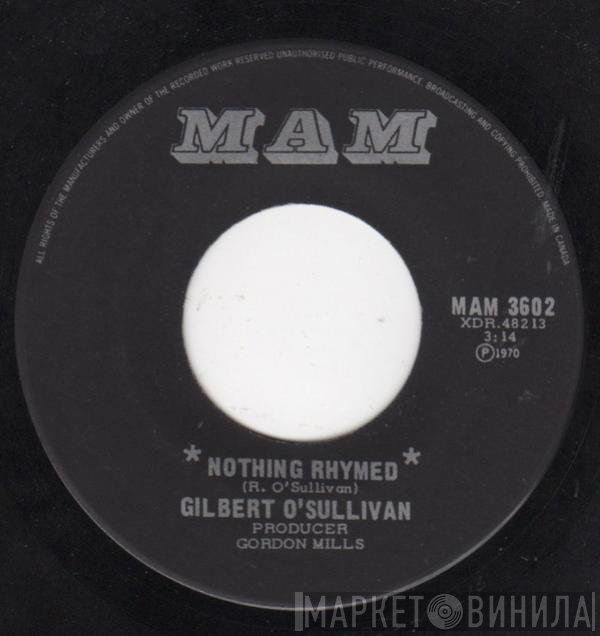 Gilbert O'Sullivan  - Nothing Rhymed