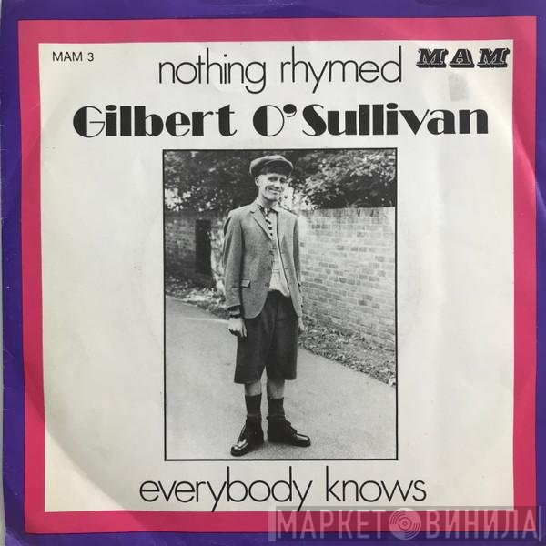 Gilbert O'Sullivan  - Nothing Rhymed