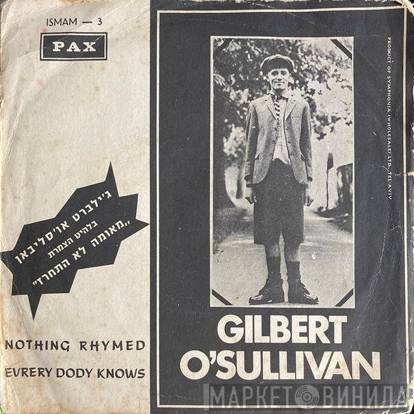Gilbert O'Sullivan  - Nothing Rhymed